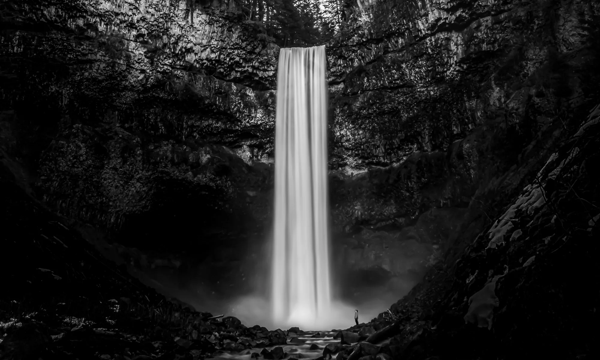 Brandywine Falls - Self Portrait