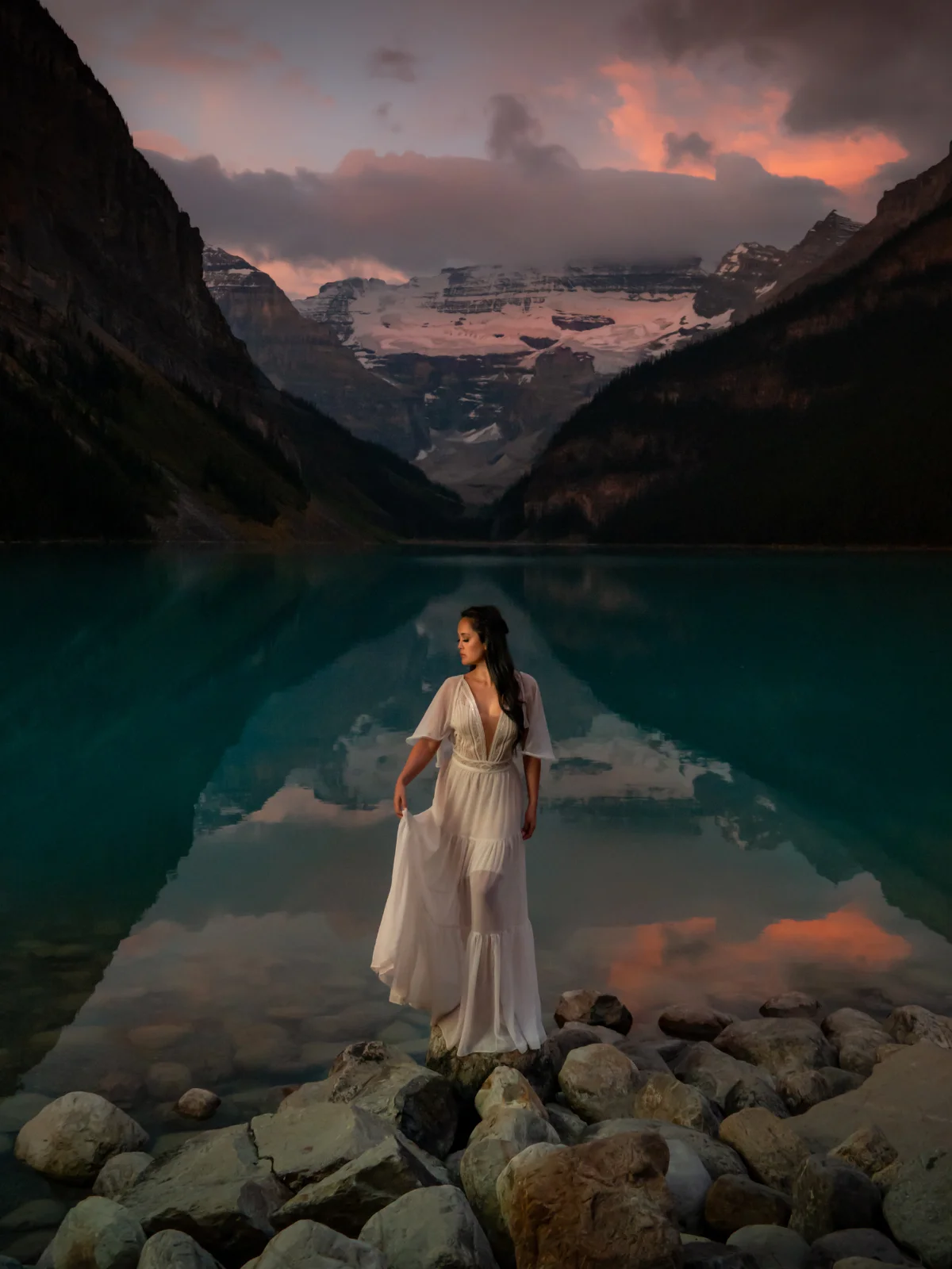 Chris Mullin Photography - Vertical Portrait - Colour - Lake Louise, Banff National Park